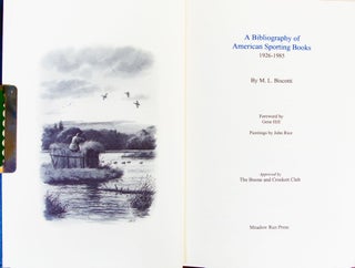 A Bibliography of American Sporting Books 1926-1985