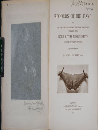 Records of Big Game Fourth edition