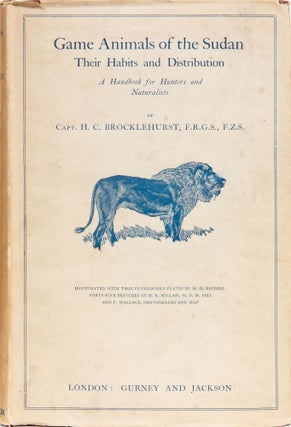 Item #6618 Game Animals of the Sudan. Capt H. C. Brocklehurst