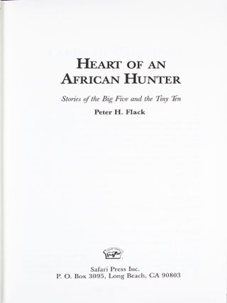 Heart of an African Hunter