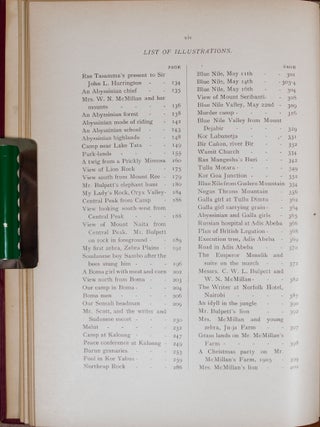 W.N. McMillin's Expeditions and Big Game Hunting in Southerm Sudan, Abyssinia and East Africa