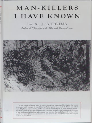 Item #7357 Man-Killers I Have Known. A. J Siggins