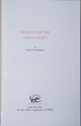 Search for the Spiral Horn