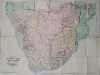 Item #2443 Juta's Map of South Africa. J. Juta