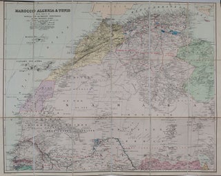 Item #2462 Marocco, Algeria & Tunis with Parts of Senegal and the Military Territories of the...
