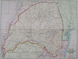 Item #2493 Stanford's Map of the South African Republic (Transvaall). E. Stanford