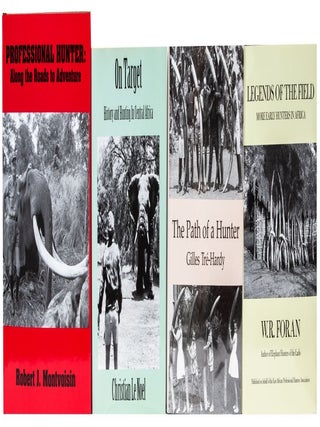 Item #6856 Professional Hunter: Along the Roads to Adventure, On Target, The Path of a Hunter,...